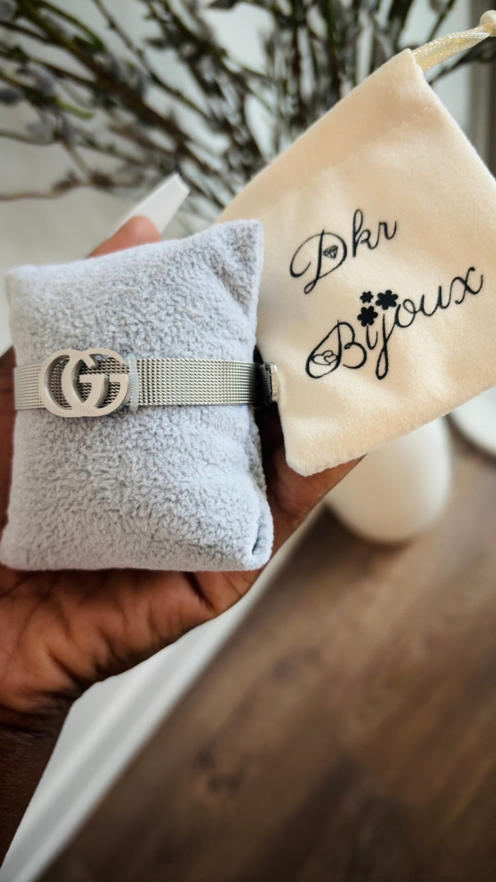 Bracelet Gucci argenté