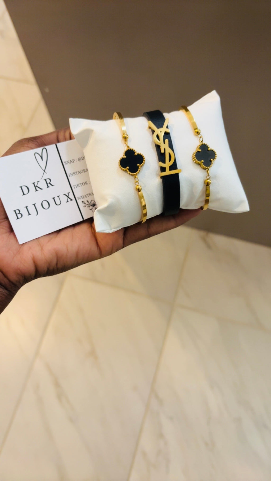 Bracelet YSL Noir