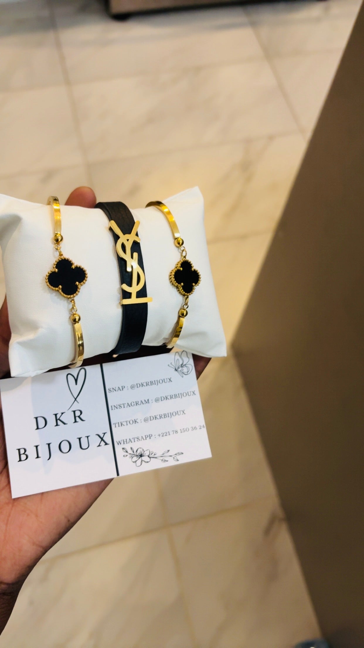 Bracelet YSL Noir