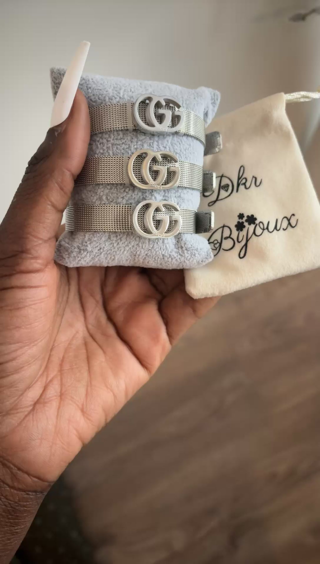 Bracelet Gucci argenté