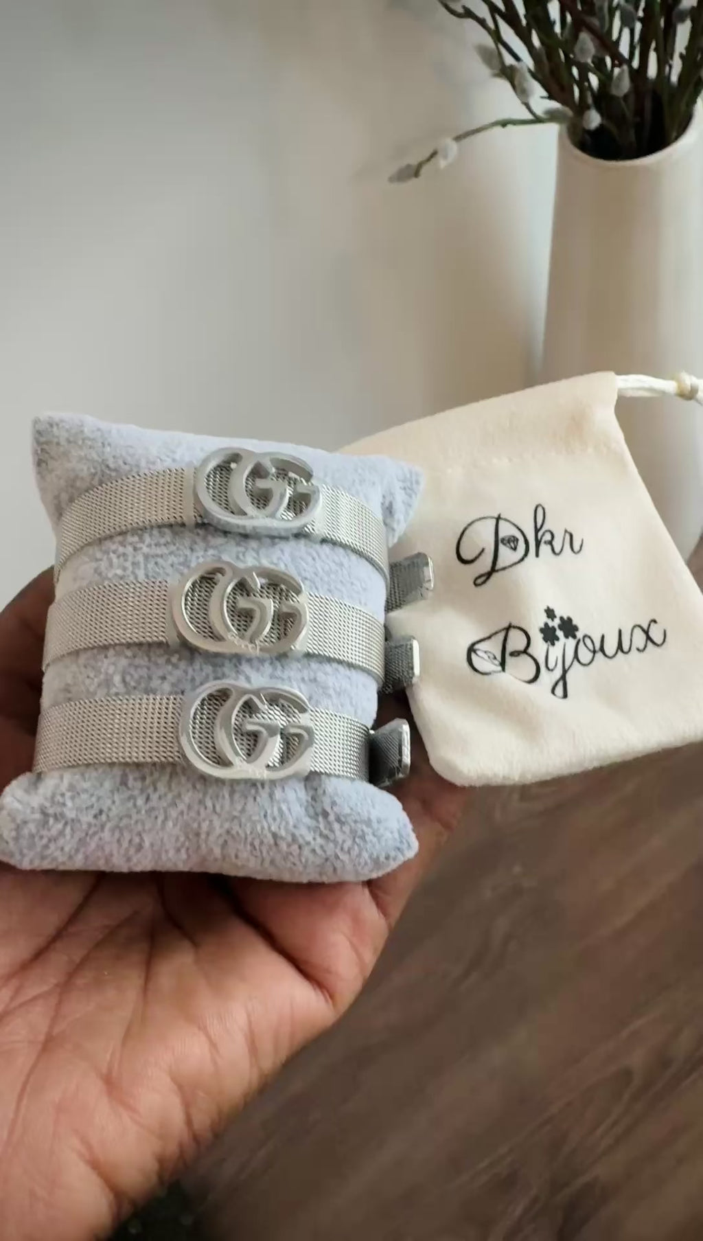Bracelet Gucci argenté