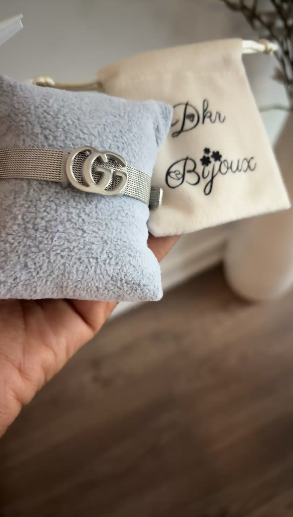 Bracelet Gucci argenté